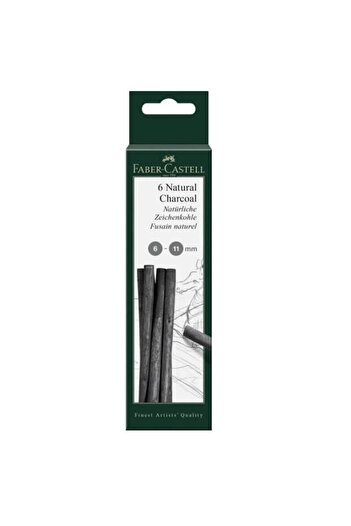 Faber Castell Set 6 carbune Pitt Monochrome Faber-Castell