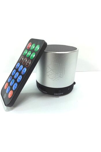erorex Aluminum Body Holy Quran Speaker 8Gb With Remote Sq200 Silver