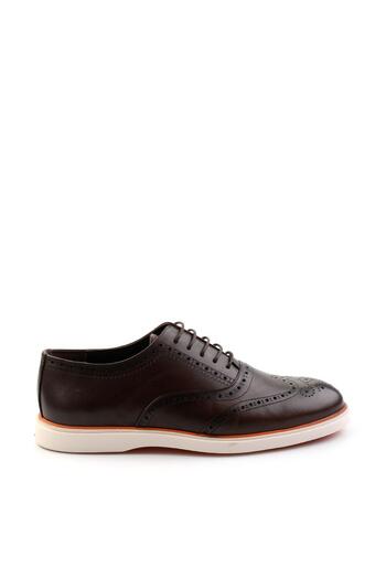 Bambi Brown Leather Men's Oxford Shoes E 01054182741