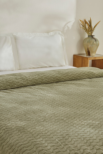 Karaca Home Raunda Double Wellsoft Blanket