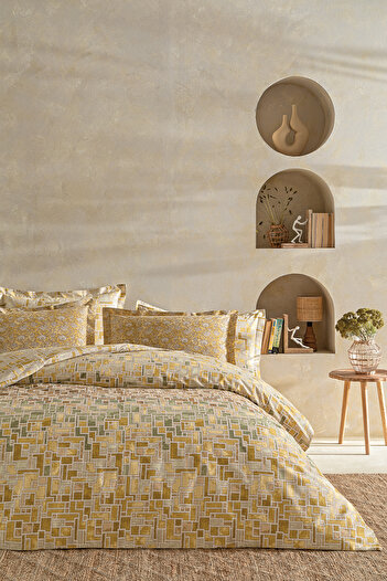 Puffy Riva Single Duvet Cover Set - Green