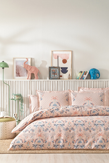Puffy Tilda Single Duvet Cover Set (Salmon)