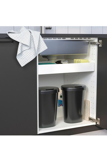 Generic Container with lid, black, 8 liters