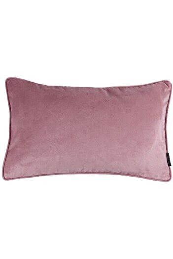 erorex Velvet Plain Matt Decorative Cushion Poly Filled 50X30 Cm Rose Pink Am.88800503023 Kun