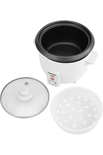 erorex 350W Rice Cooker With Non-Stick Cooking Pot, 0.9 Liter Capacity