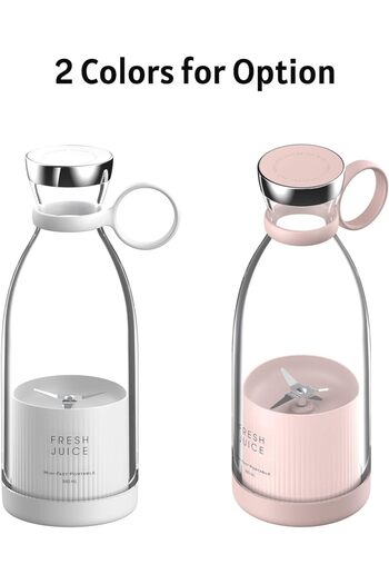 erorex Portable Mini Fast Blender 350Ml Juicer Cup Wireless Charging 4 Blades Smoothie Milkshake Juice