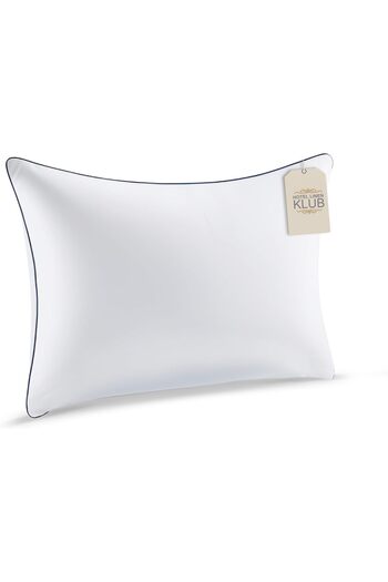 erorex Luxurious 100 Percent Cotton Sateen Pillow With Single Piping 50 X 75 Cm 900G Filling