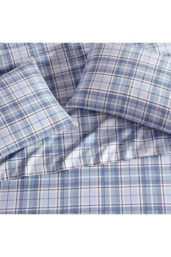 erorex Home Full Sheets Cotton Flannel Bedding Set Brushed For Extra Softness And Comfort Mulholland Plaid