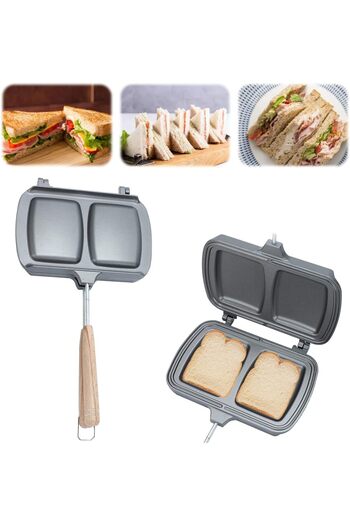 erorex Sandwich Maker, Double-Sided Sandwich Baking Pan, Grilled Cheese Maker, Non Stick Frying Pan,