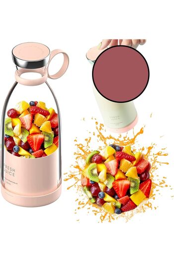 erorex Portable Mini Fast Blender, 380Ml Fruit Mixer Cup, Kitchen Juicer, Handheld Travel Blender Usb