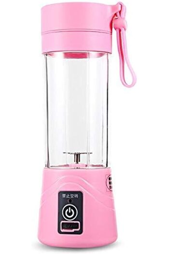 erorex Mini Usb Six Blades Great Blending, Shakes Smoothies 380Ml Multi-Colour, 150W, Assorted Colors, 150W