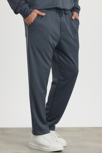 MADZEYMODA Premium Men's Elastic Waist Modal Fabric Smoked Woven Trousers Ls-22030