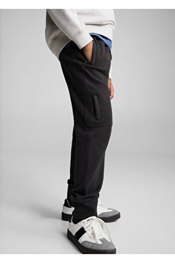 MANGO Kids Jogger Pants with Elastic Waist