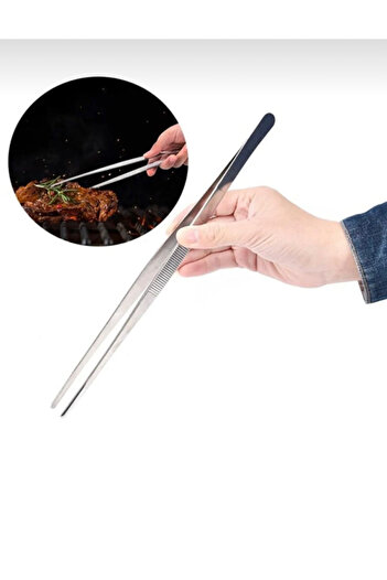 Ranüş Home Kitchen Tweezers Food Tweezers Cook Chef Tweezers 30cm