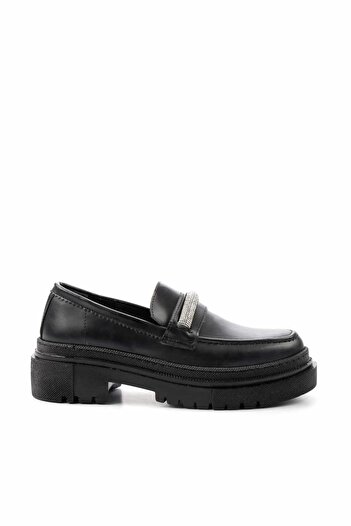 Bambi Μαύρα Γυναικεία Παπούτσια Loafer K 01891300409