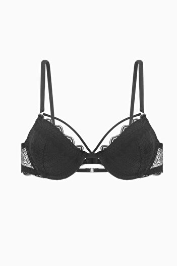 Wonna Sutien din dantela Noa - Captusit - 2609 - Negru