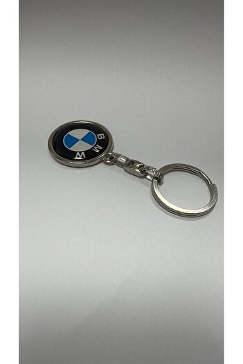 GARDENAUTO Bmw Written Metal Drop Keychain Bidirectional (1 Pcs)