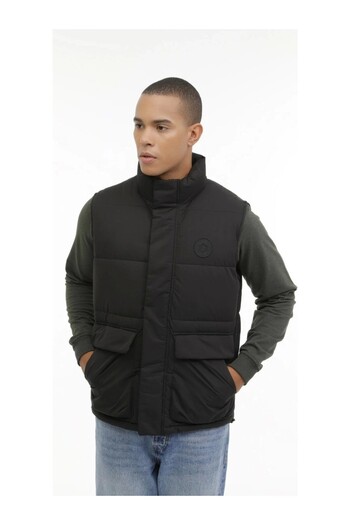 lumberjack Ml Arnold Vest 4Ct646 4Pr Чорний чоловічий жилет A101742846 4W