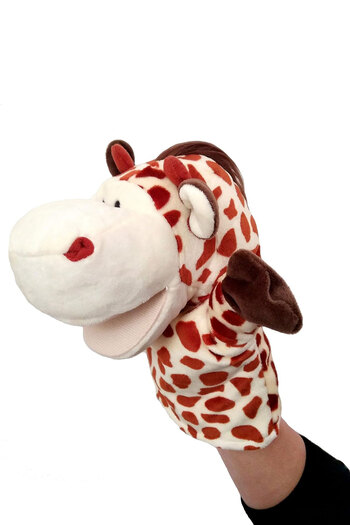 Toyaş Hand Puppet Plush Toy with Moving Mouth