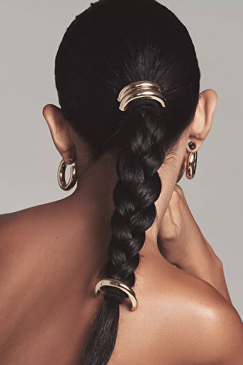 New Obsessions Gold Detailed Hair Clip Set 2-Pack