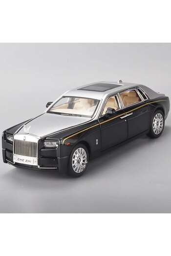choice2 Silvery 1:24 RR Phantom Model Zinc Alloy Pull Back Diecast Toy Cars with Sound and Light for Kids Bo