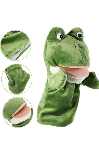 Toyaş Hand Puppet Plush Toy with Moving Mouth
