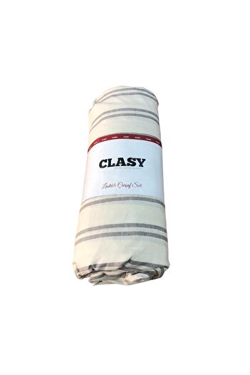 Clasy Double 100% Cotton Ranforce Fitted Sheet + 2 Pillowcases 160 X 200