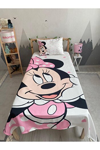 dekomingo Pink Polka Dot Mini Baby and Kids Base Pique Set