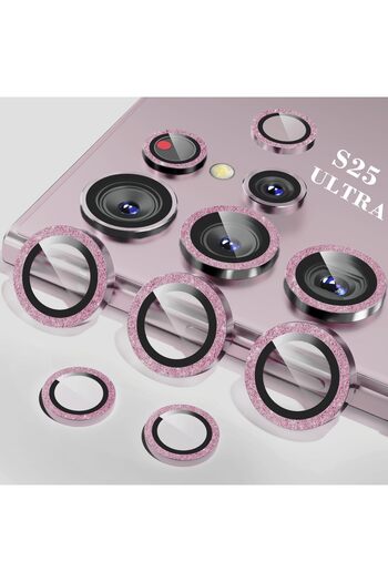 AWH lens for Samsung Galaxy S25 Ultra, Tempered Glass with Aluminum Edging, Anti-Scratch