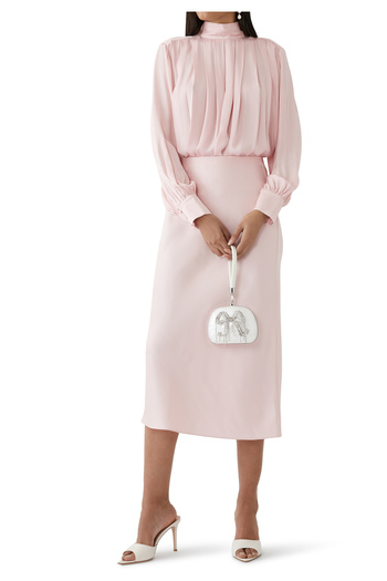 Alice + Olivia Şık Saten Bluz
