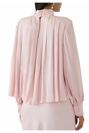 Alice + Olivia Şık Saten Bluz