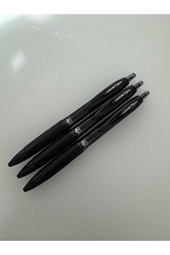 UNİ-BALL Uni-Ball Rollerball Pen Signo 307 Gel Mechanical 0.7mm Black (3 Pcs)