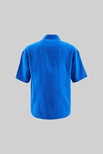 Machinist Ανδρικό πουκάμισο Basic Saks Blue
