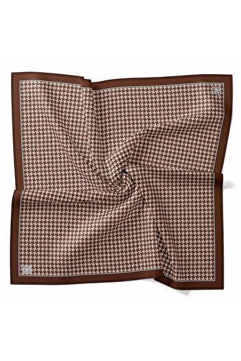 Levidor Puzzle Pattern Crowbar Sparkling Crystal Scarf