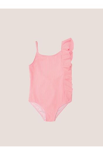 DEEP BEACH striped ruffle girls' swimsuit DB200791CM