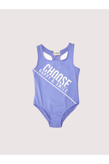 DEEP BEACH White Printed Swimsuit for Girls - Db 200798 Cm
