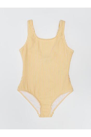 DEEP BEACH Striped Girl's Swimsuit