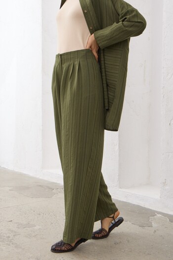 QANU Modal Trousers Green