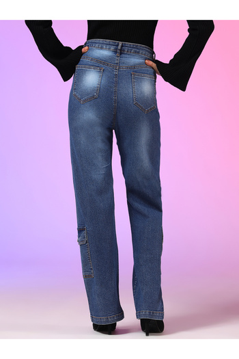 Kotty By Styli High Rise Straight Fit Jeans