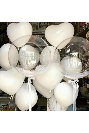 Balon marketi Balloonist Sister 24 Inch Transparent Bobo Balloon Pvc Balloon Transparent