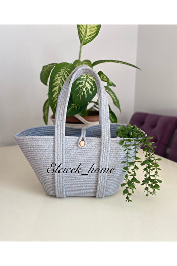 ELÇİÇEK HOME Handmade Beach Bag, Shoulder Bag