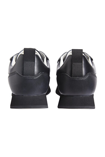 Calvin Klein Erkek Rahat Kaydırmaz Taban Deri Siyah Sneaker HM0HM01654-0GJ