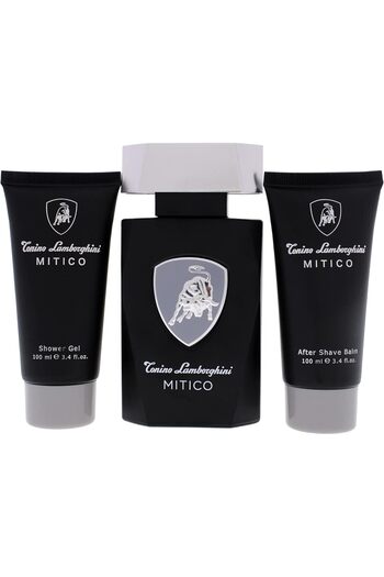 Tonino Lamborghini Golf Tonino Lamborghini Mitico Men 3 Pc Gift Set 4.2oz EDT Spray, 3.4oz Shower Gel, 3.4oz After Shave Bal