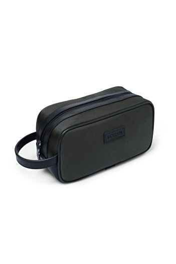 Fossil Antrasit Erkek El Çantası Kozmetik Portföy Bakım Tıraş Çantası Traşlık Clutch Günlük 01FI2000