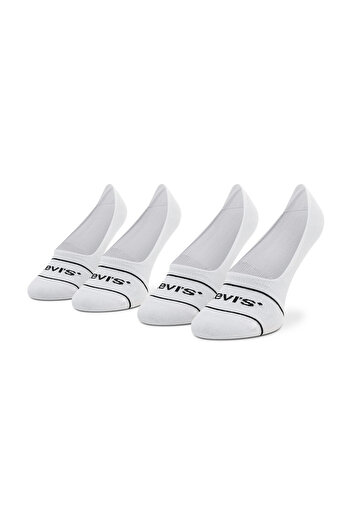 Levi's Set of 2 pairs of unisex ankle socks White Adults