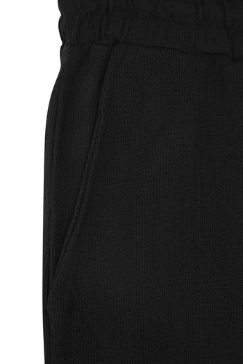 Trendyol Collection 2 csomag fekete és szürke 100% pamut normál szabású rövidnadrág és bermudák - TMNSS25SR00040