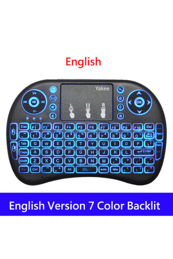 Choice English Keyboard AAA i8 keyboard 2.4GHz Wireless Keyboard  with Touchpad Air Mouse Remote Control Fo