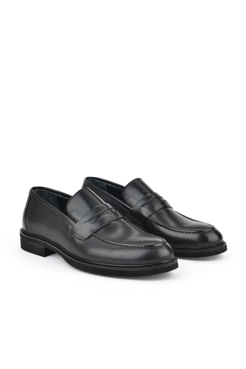 Ziya Men's Genuine Leather Classic Shoes |   Black |   Model No: 151985 Z1602