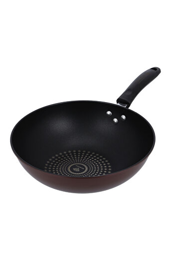 ROYALFORD RF9768 - 32 Cm Carbon Steel Wokpan - Long Handle