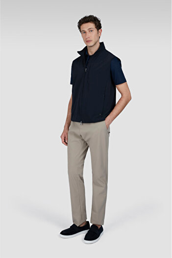 PAUL&SHARK Men's Normal Waist Pipe Leg Daily Use Beige Trousers 25414079 -128
